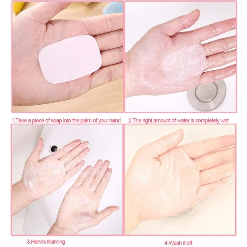 5 Boxes Portable Paper Soap
