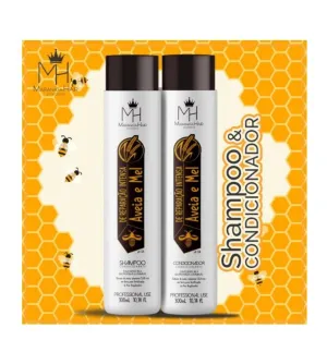 Aveia Mel Oat Honey Growth Revitalizing Treatment Kit 2x300ml - Maranata Hair