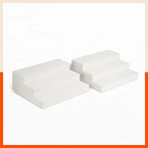 Bathla Taro - Set of 2 - Multipurpose Plastic Shelf Organizer for Home, Office & Kitchen | Pearl White – (Stomo)