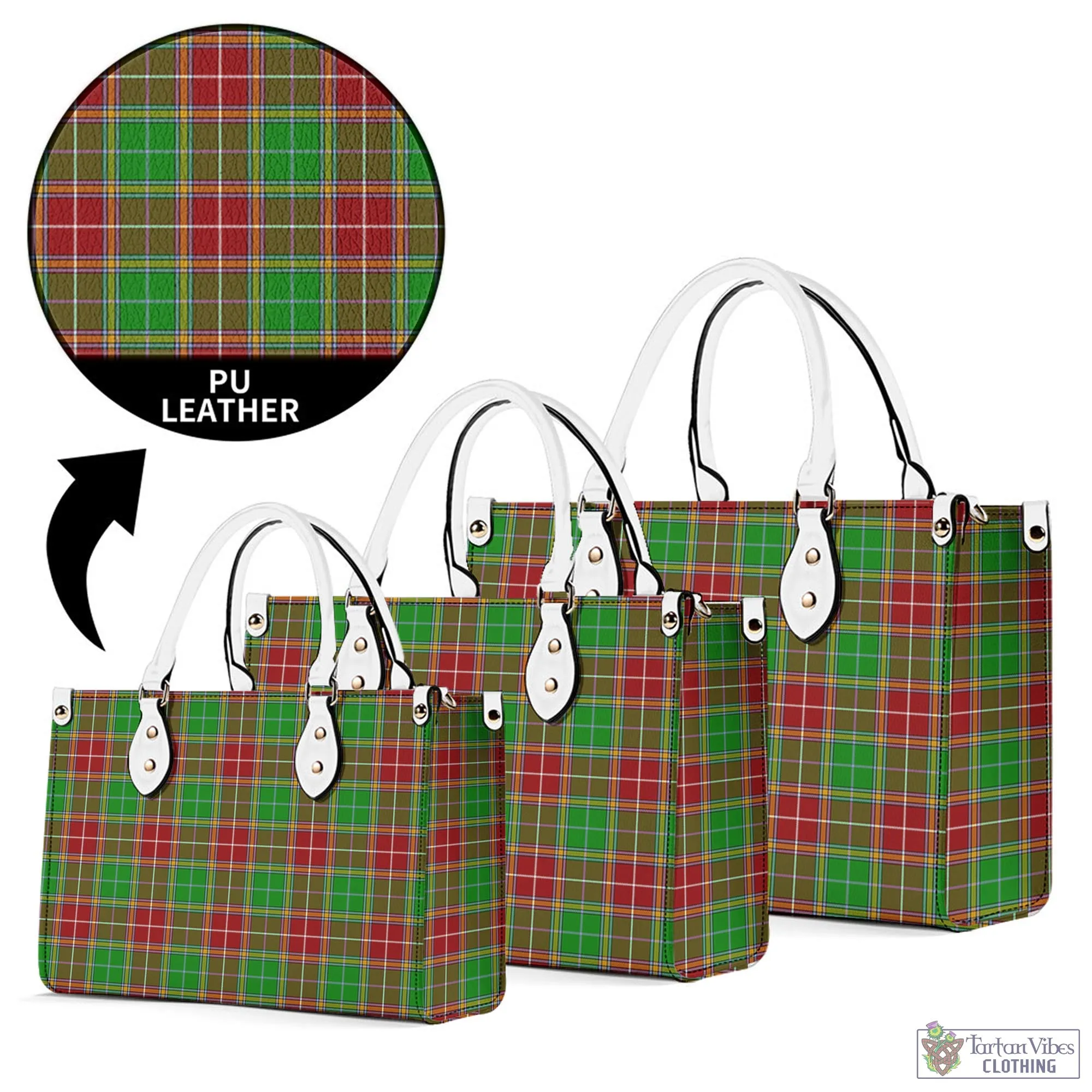 Baxter Modern Tartan Luxury Leather Handbags