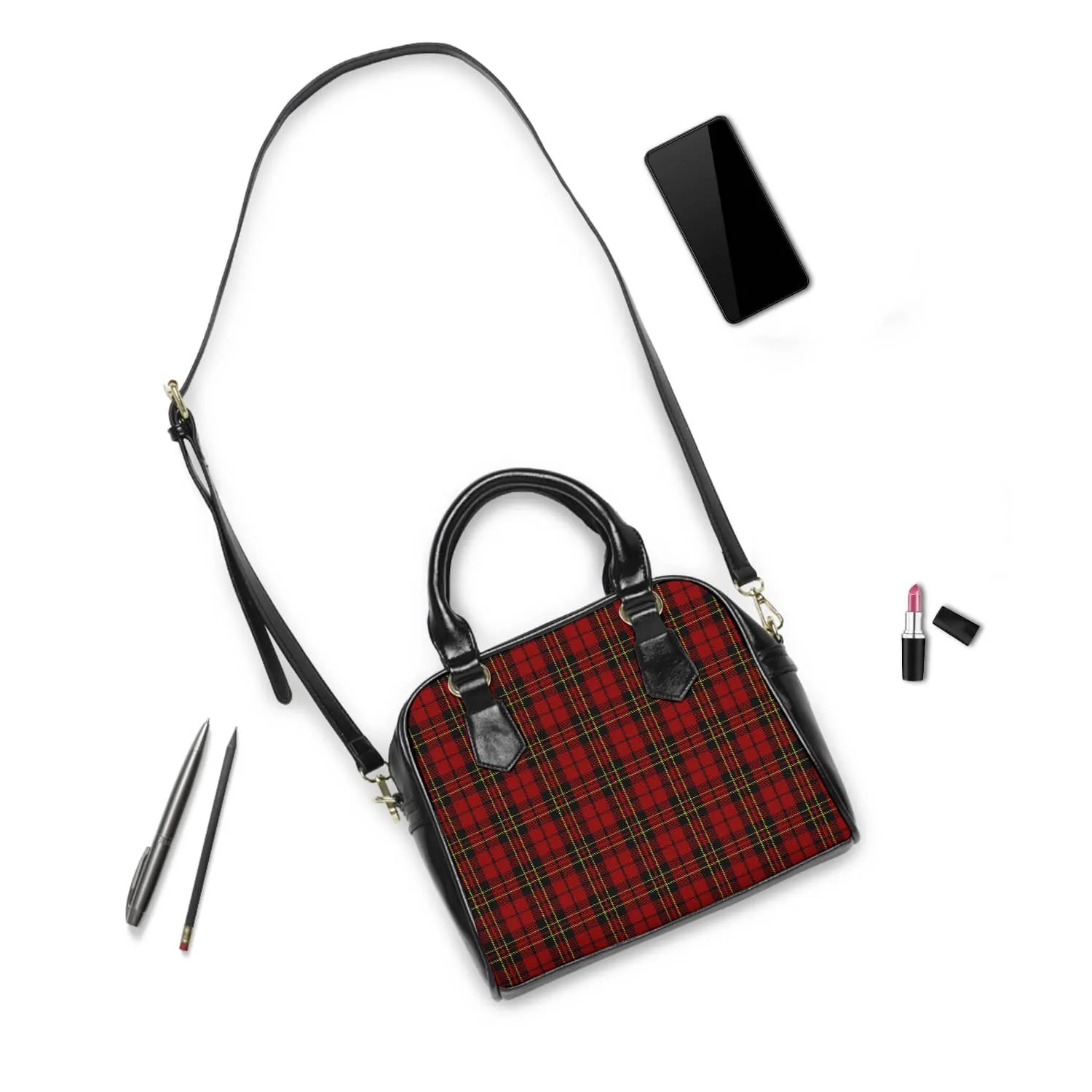 Brodie Tartan Shoulder Handbags
