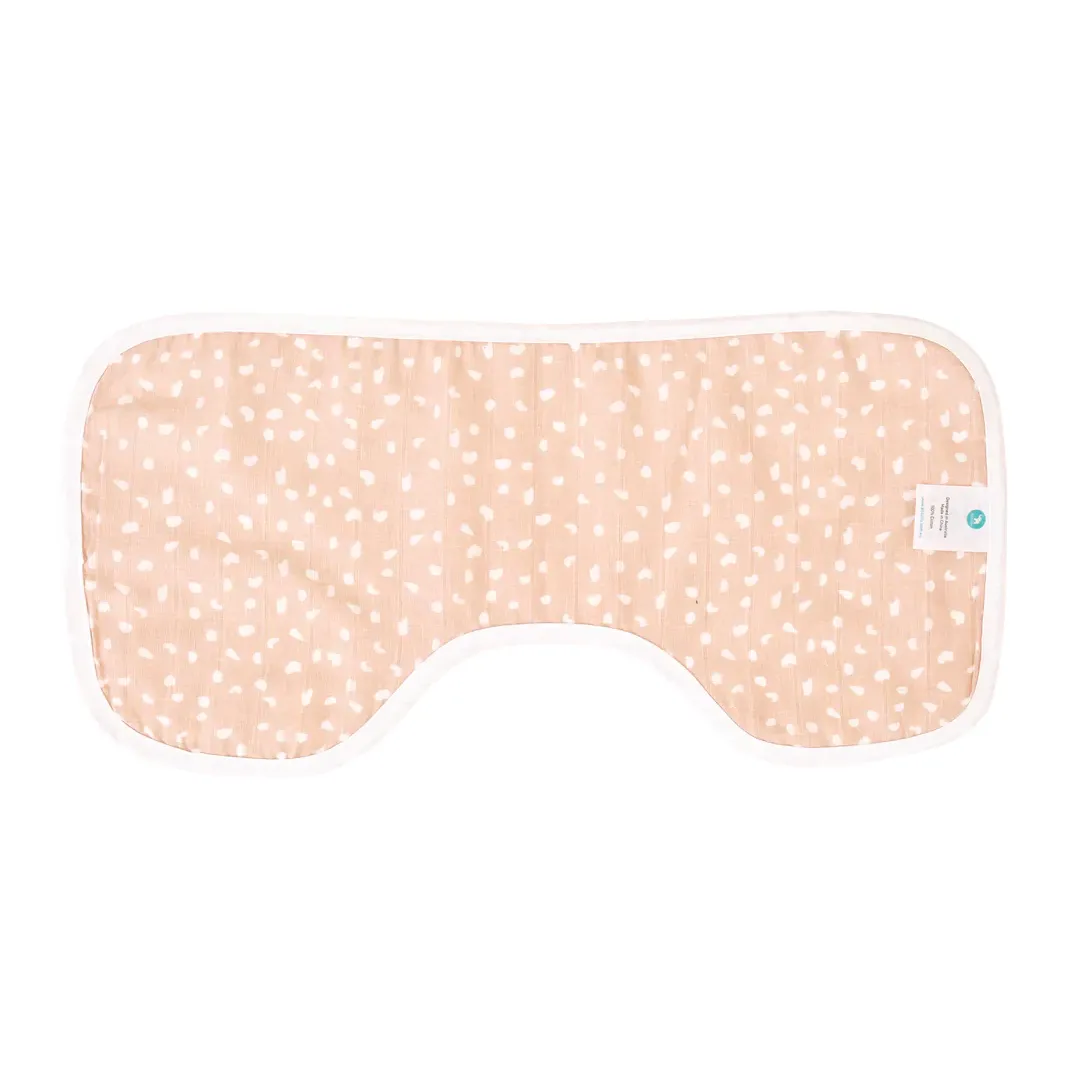 Burp Cloth - Beige Dots
