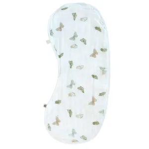 Burp Cloth Bib Butterflies