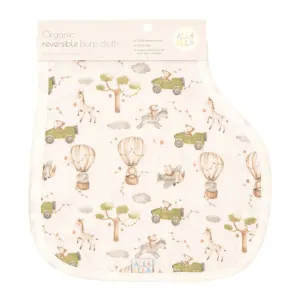 Burp Cloth - Monkey Carnival