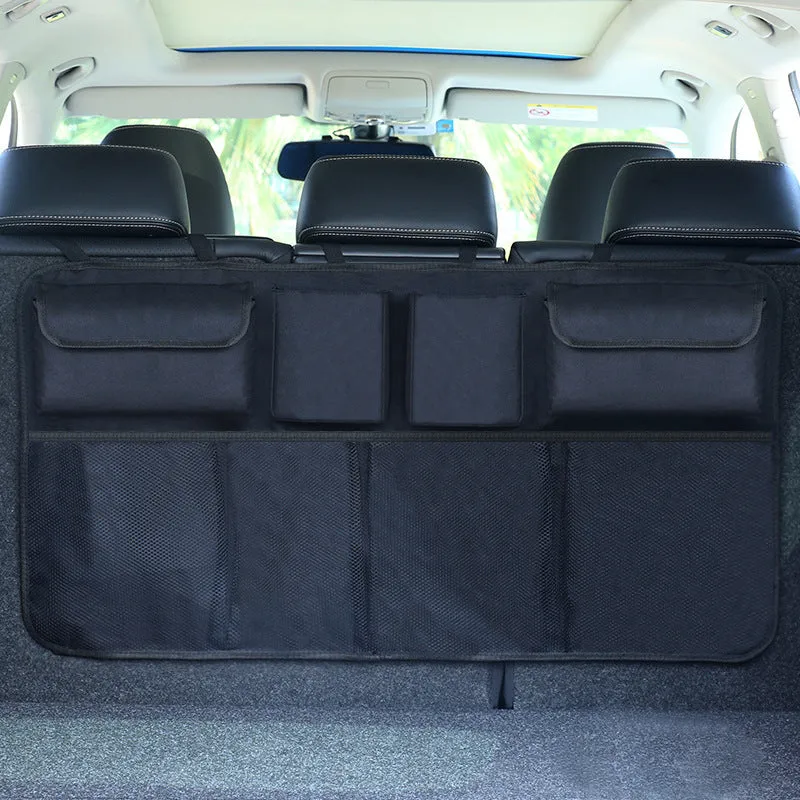 Car Trunk Organizer Adjustable Backseat Storage Bag Automobile
