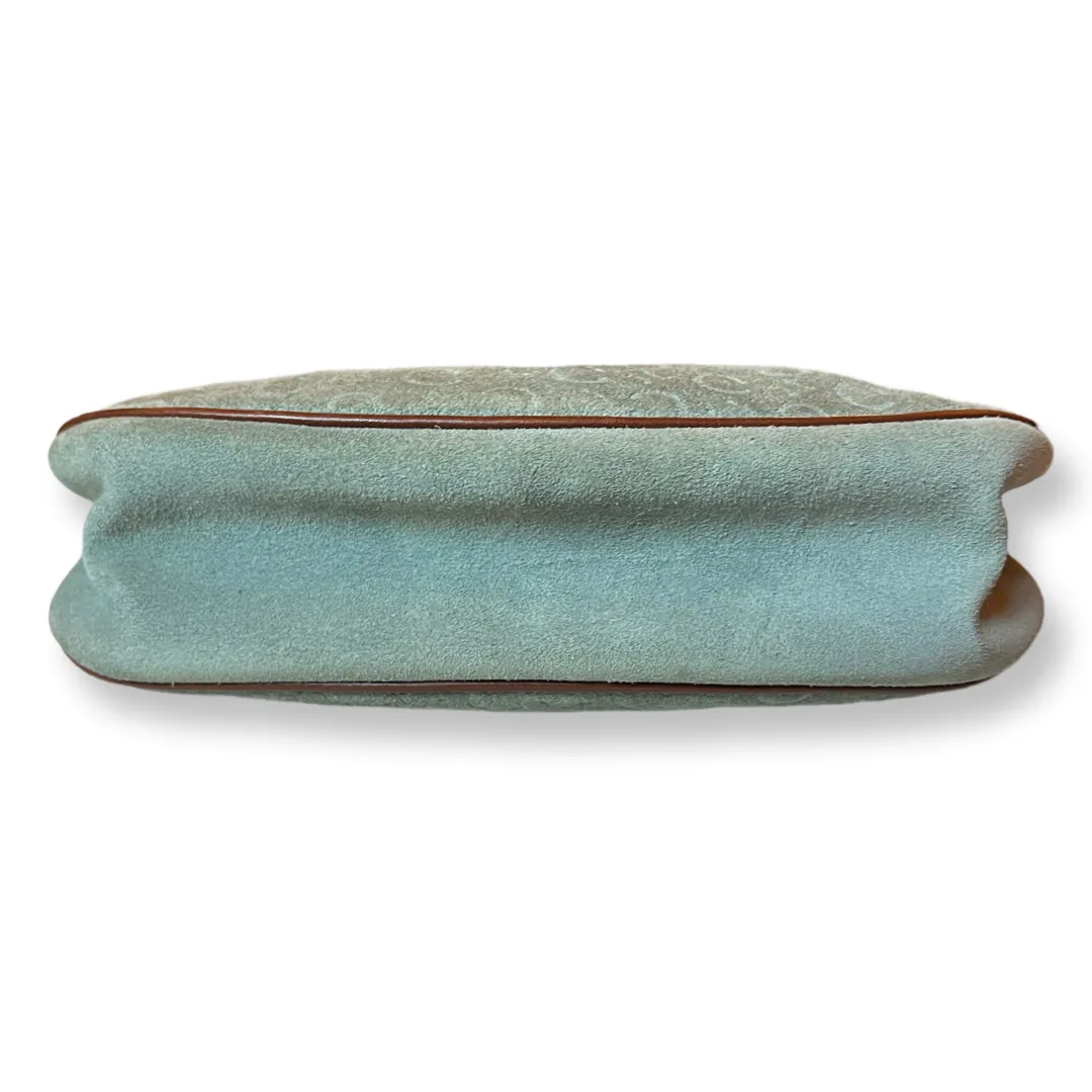 Celine Macadam Suede Shoulder Bag