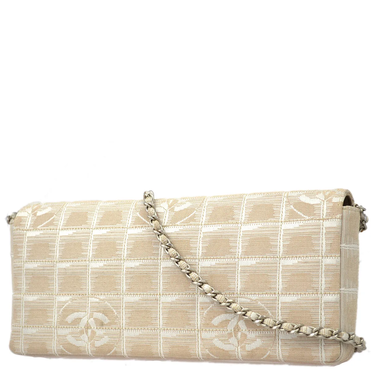 Chanel 2001-2003 Nylon East West New Travel Line Flap Bag