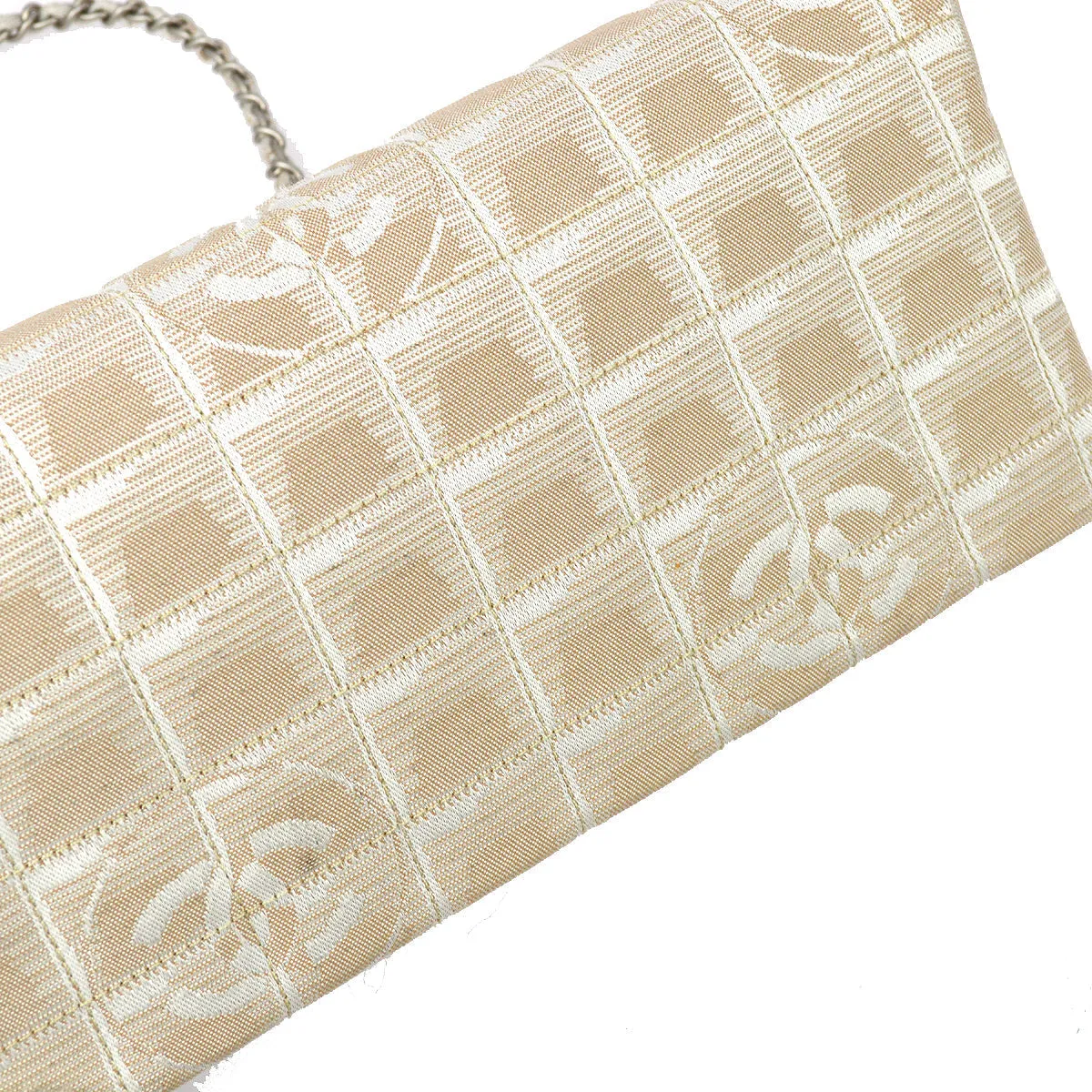 Chanel 2001-2003 Nylon East West New Travel Line Flap Bag