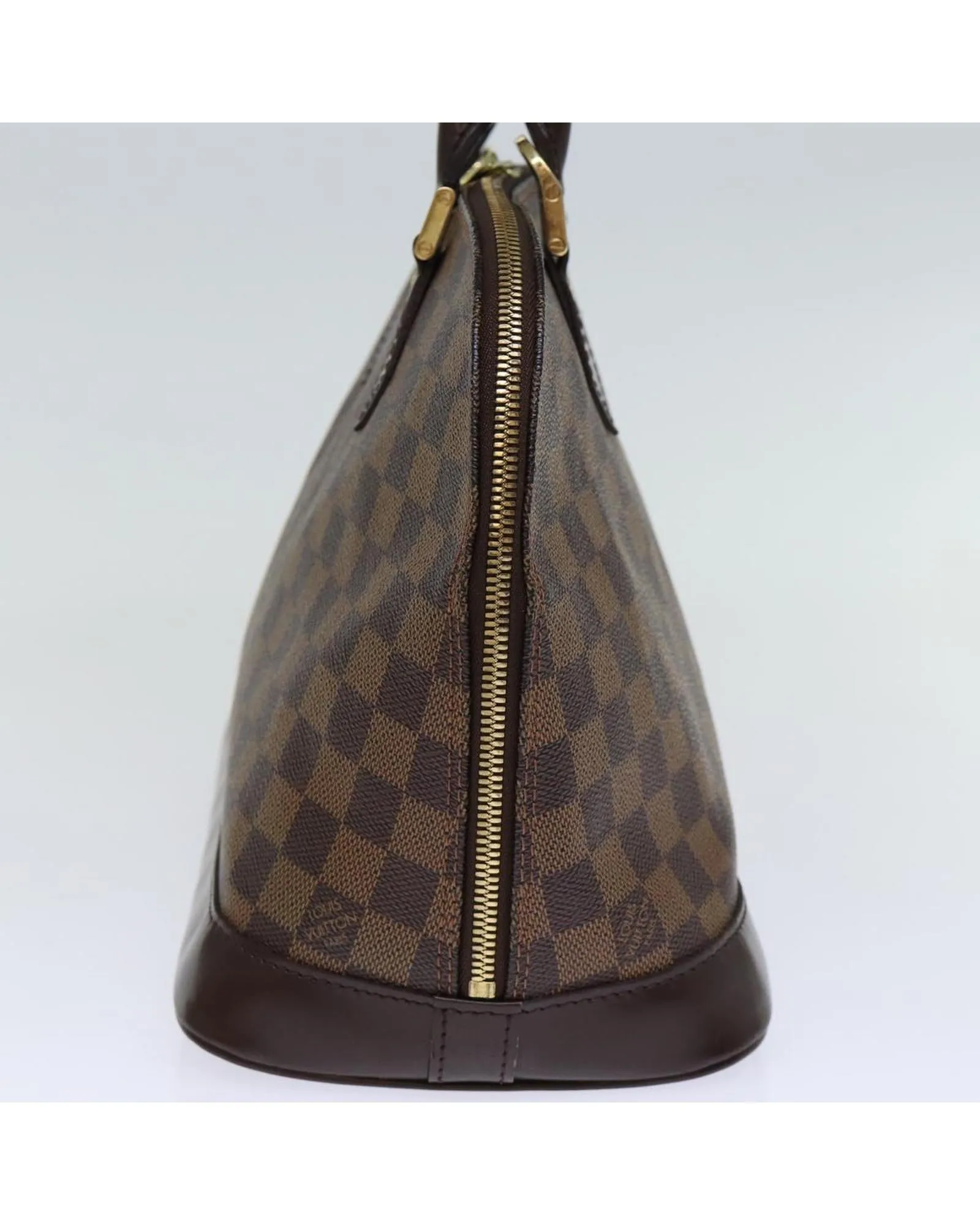 Damier Ebene Hand Bag with Accessories and Storage Smell
