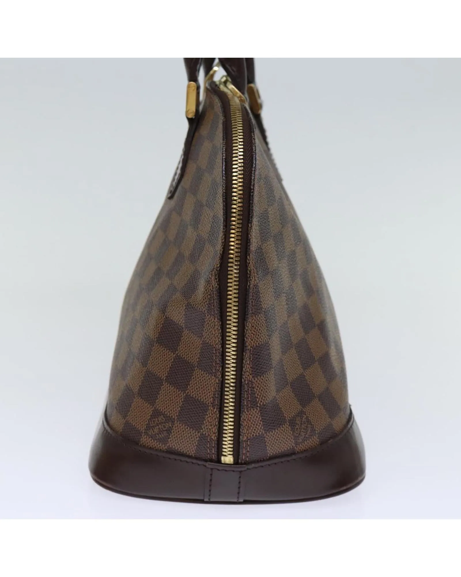 Damier Ebene Hand Bag with Accessories and Storage Smell