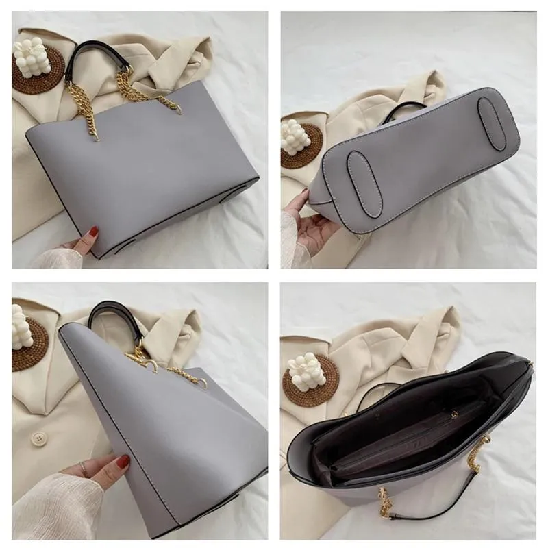 Deluxe Chain Strap Large Capacity Handbags