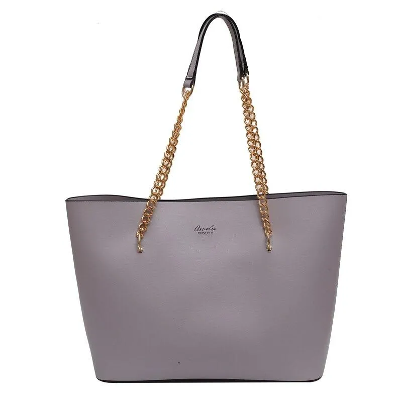 Deluxe Chain Strap Large Capacity Handbags