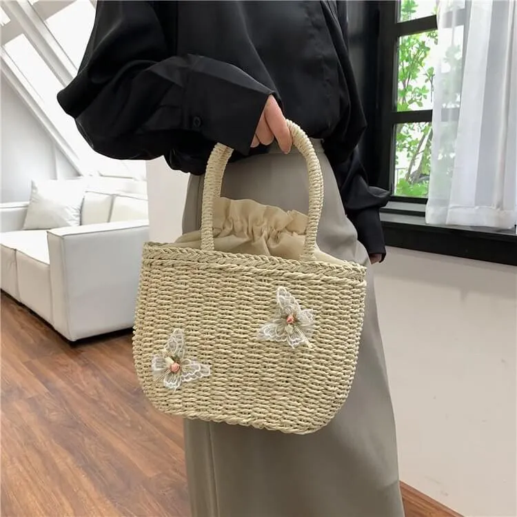 Designer Straw Handbags On Sale-Showtown