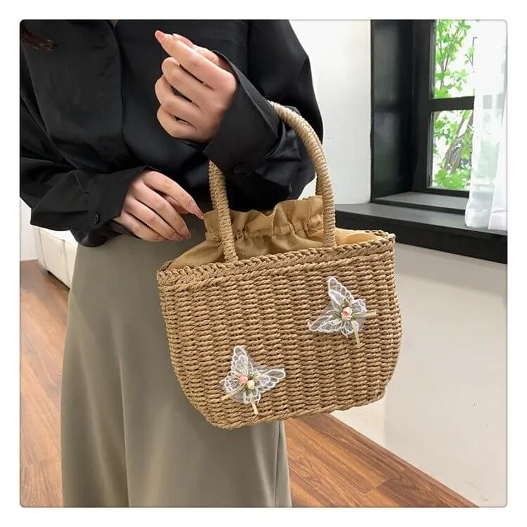 Designer Straw Handbags On Sale-Showtown