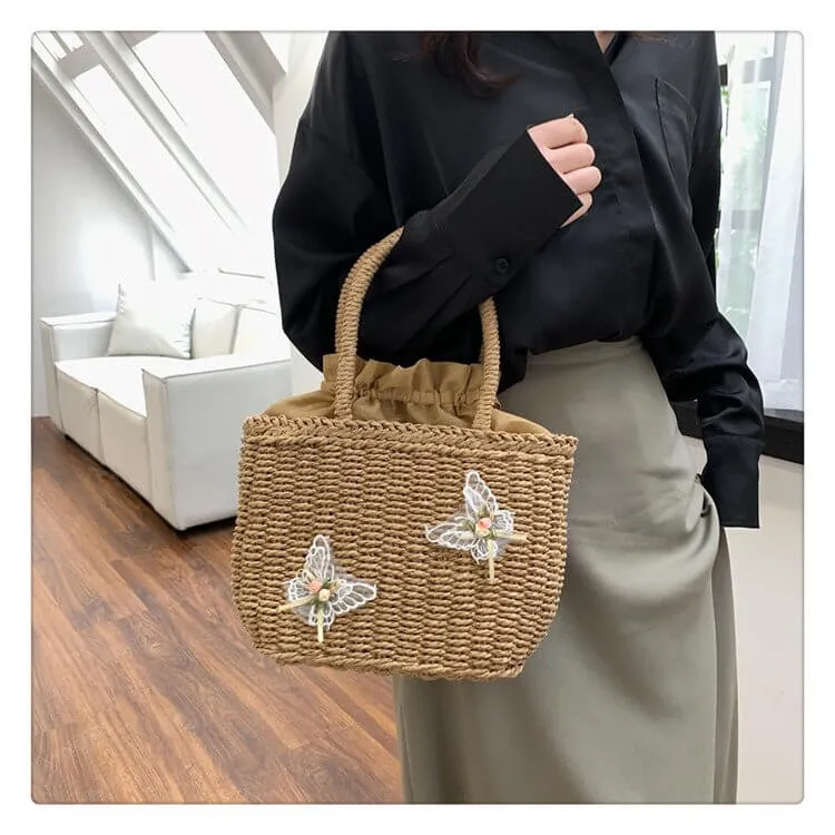 Designer Straw Handbags On Sale-Showtown