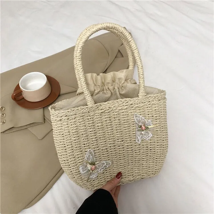 Designer Straw Handbags On Sale-Showtown