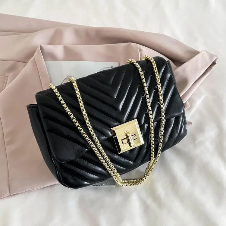 Diamond Lattice Purses And Chain Handbags-Showtown