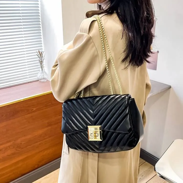 Diamond Lattice Purses And Chain Handbags-Showtown