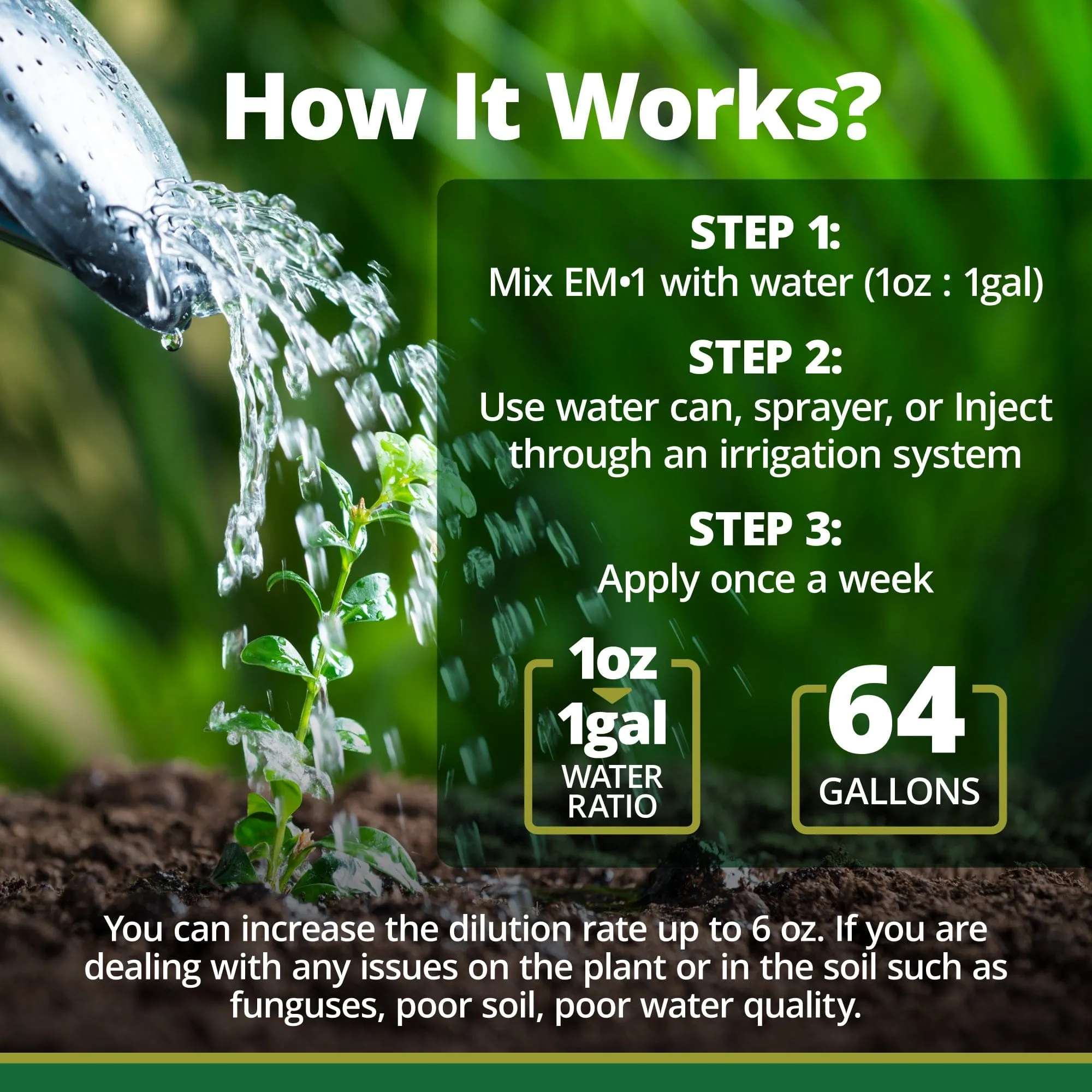 EM-1 Microbial Inoculant Soil Amendment