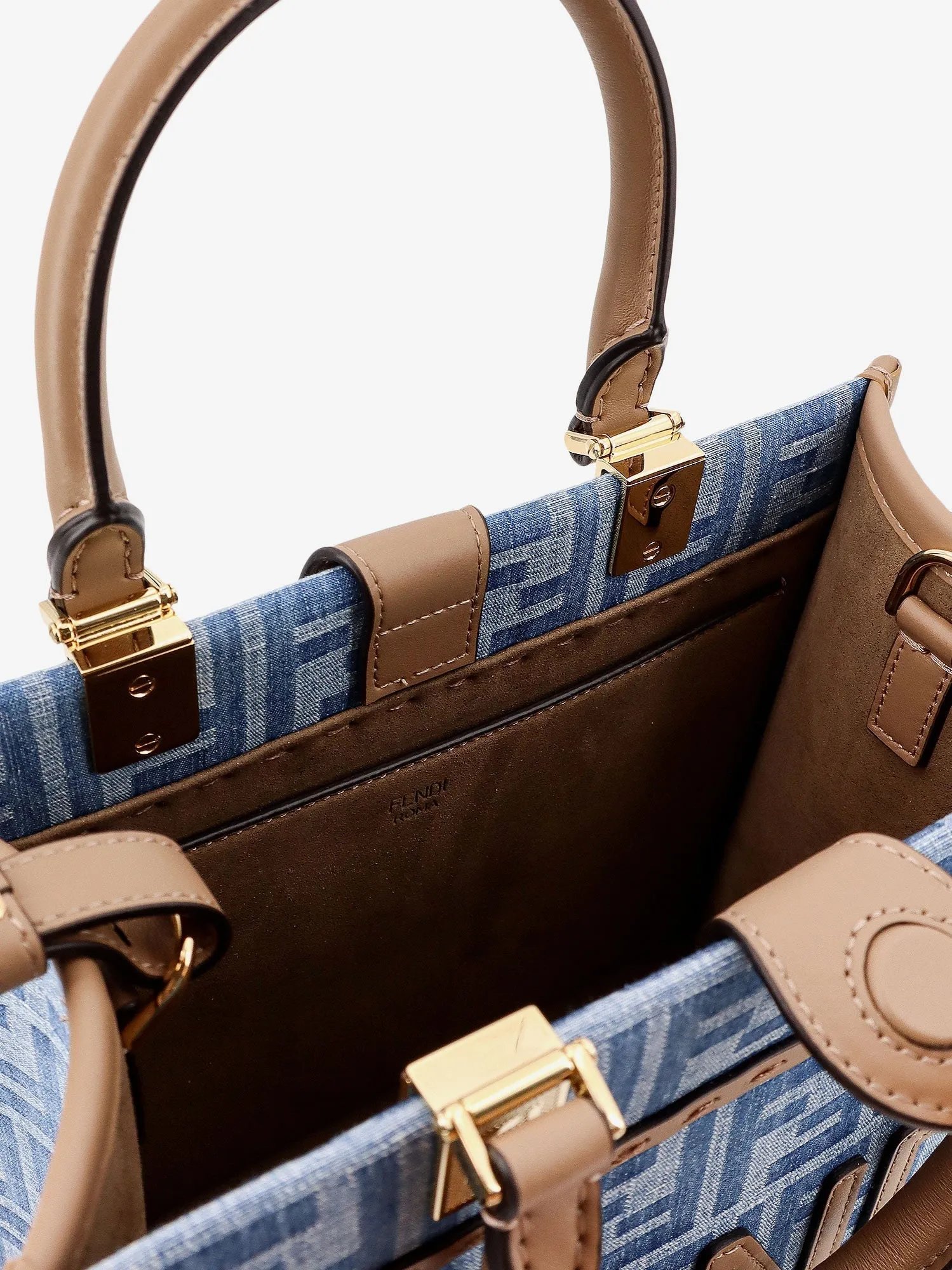 Fendi Woman Fendi Woman Blue Handbags