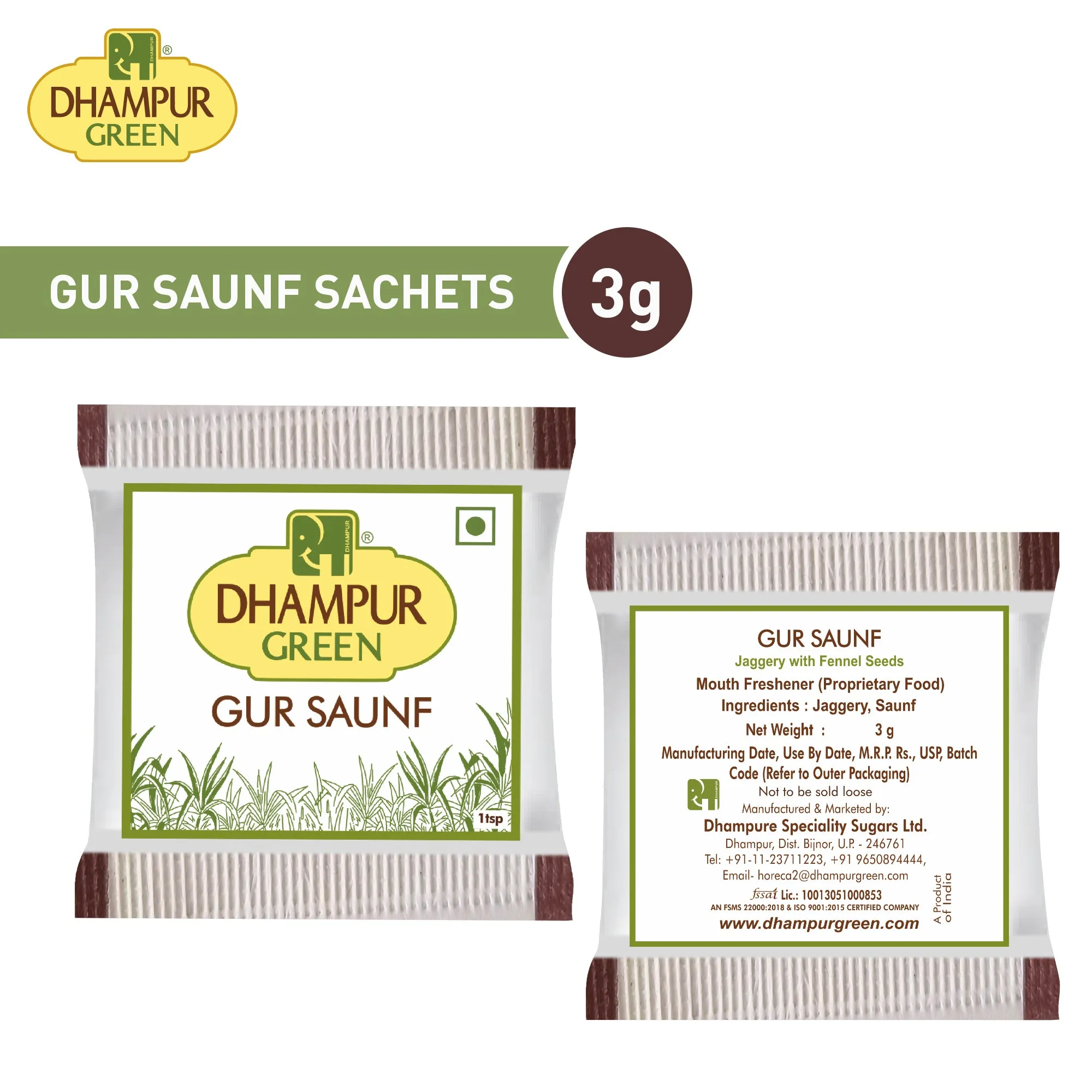 Gur Saunf Sachets (500g Pack of 2 )
