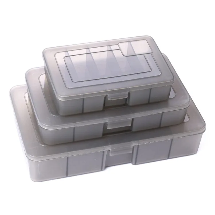 HENGJIA qt051 5 Grids Fishing Tackle Box Storage Box, Size: Medium