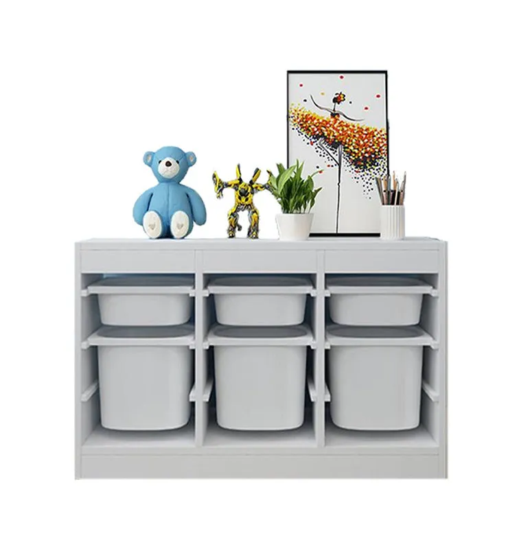 Inzerva 3x2 Kids Toy Storage by Hamlet Kids Room: White Bins