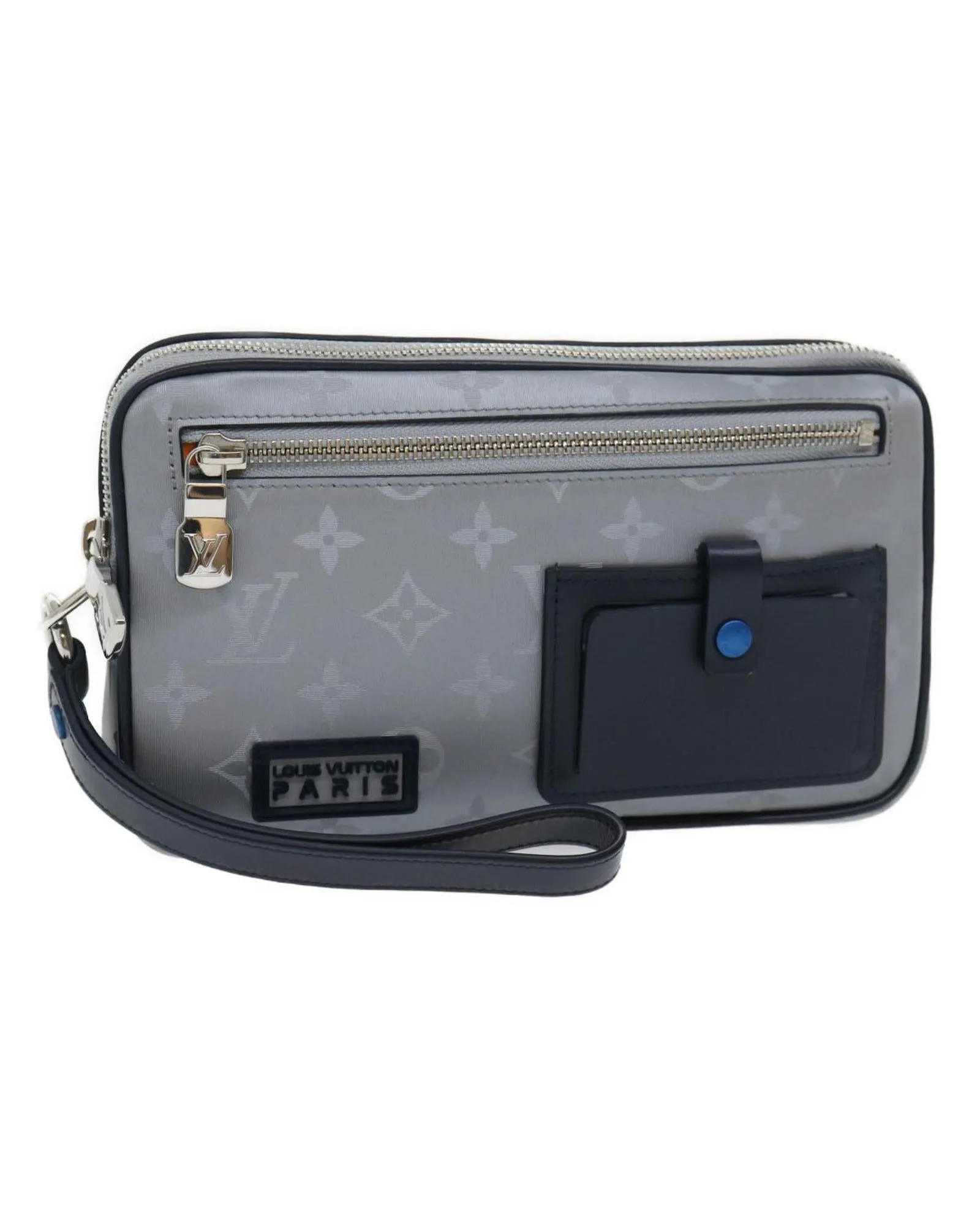 Monogram Satellite Alpha Clutch Bag