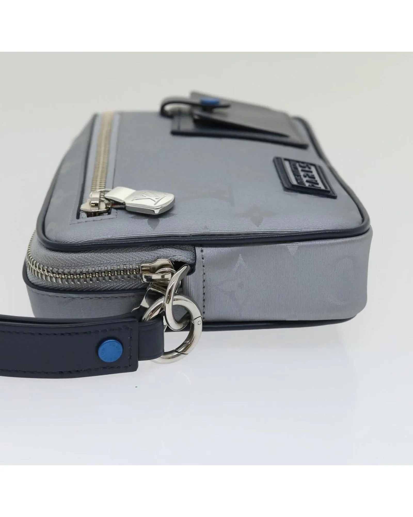 Monogram Satellite Alpha Clutch Bag