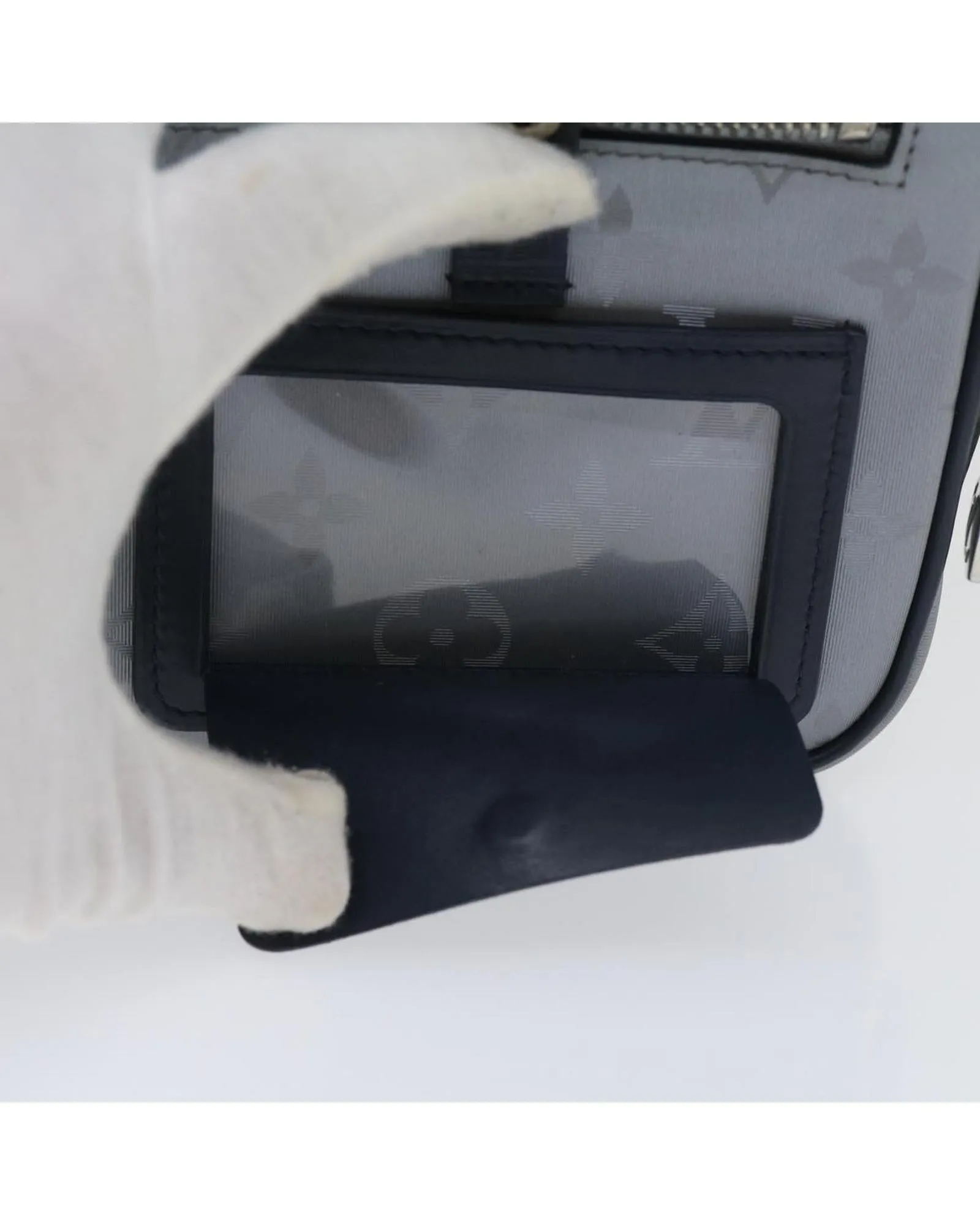 Monogram Satellite Alpha Clutch Bag
