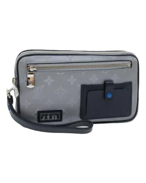 Monogram Satellite Alpha Clutch Bag