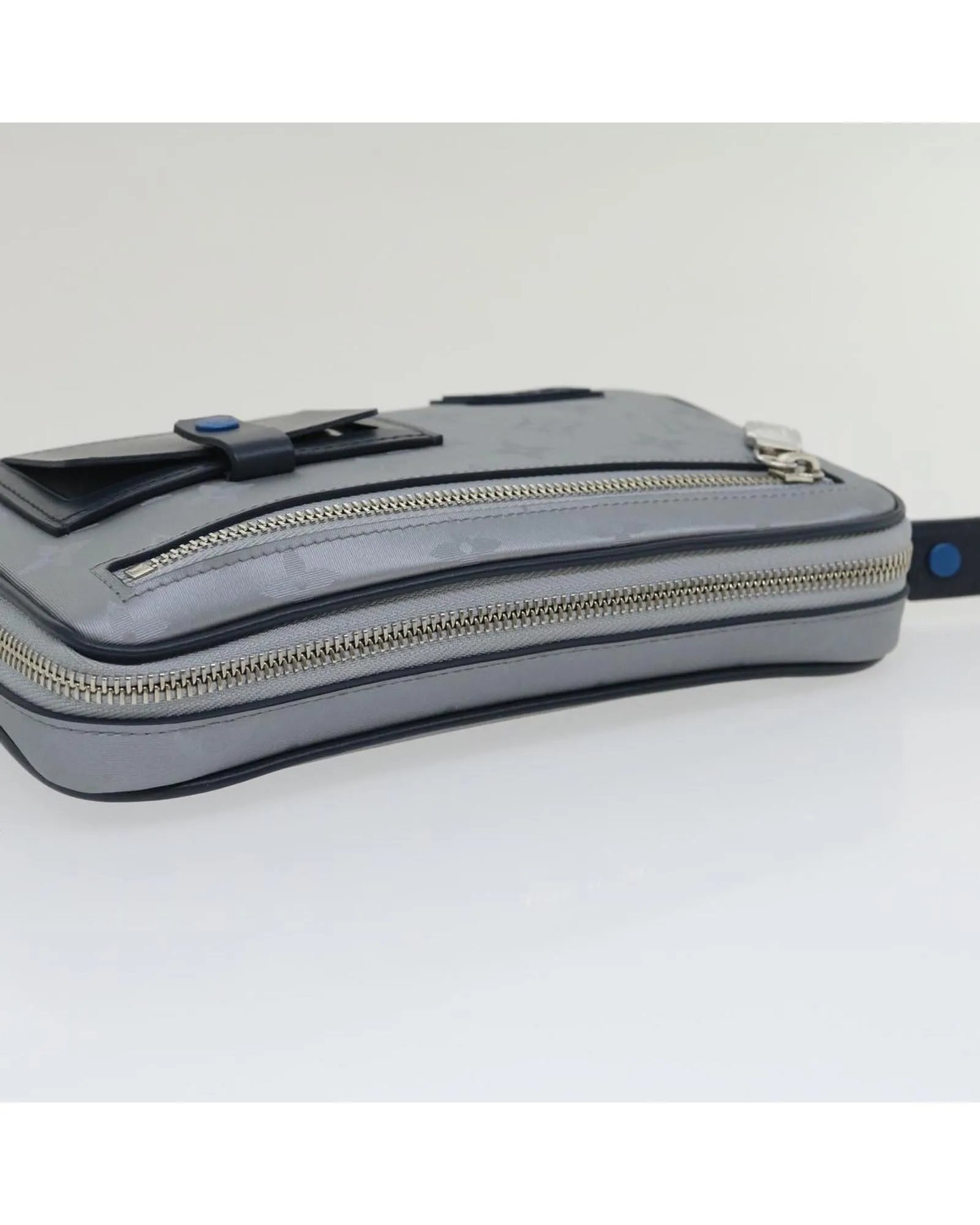 Monogram Satellite Alpha Clutch Bag