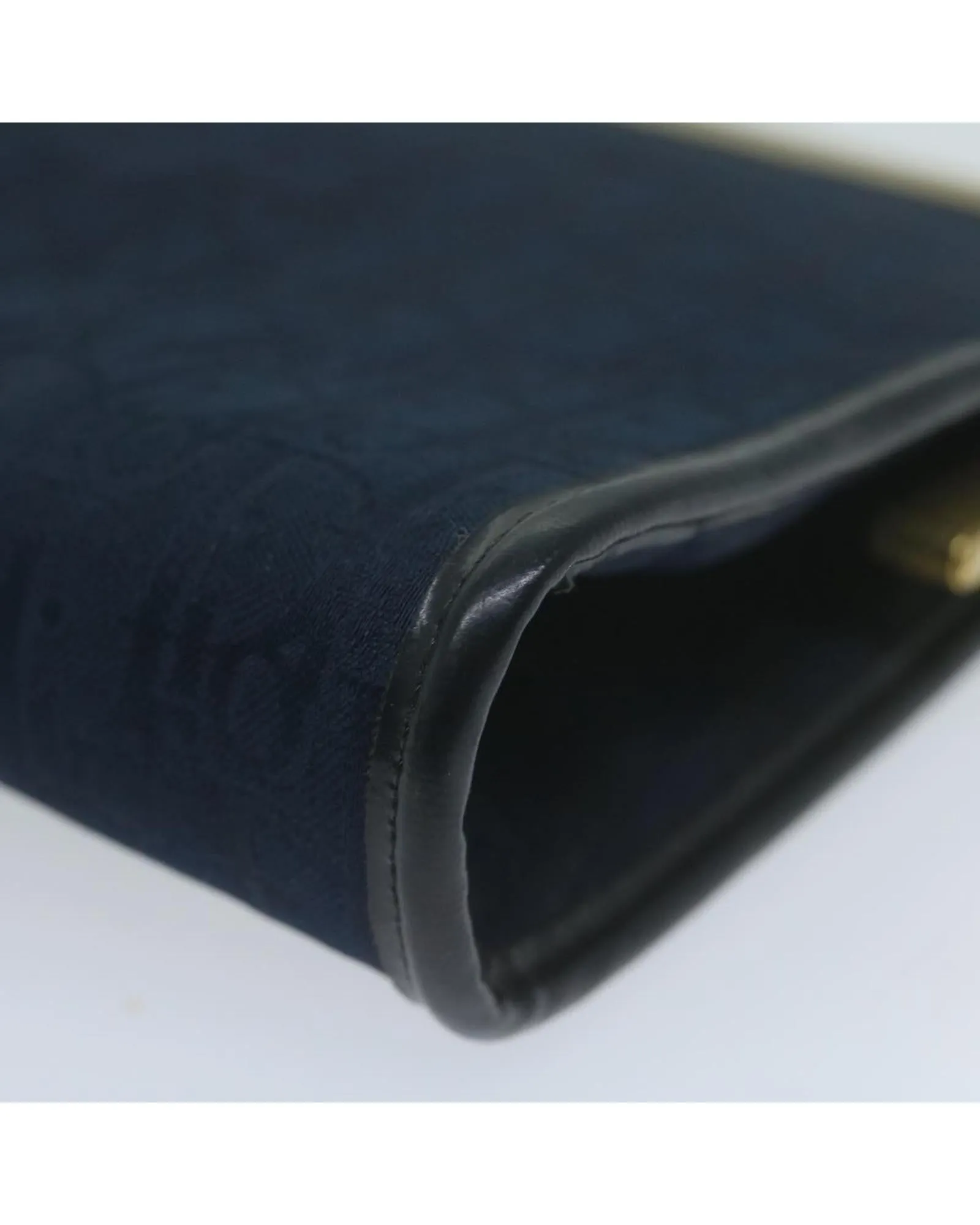 Navy Trotter Canvas Clutch Bag for Women by Christian Dior