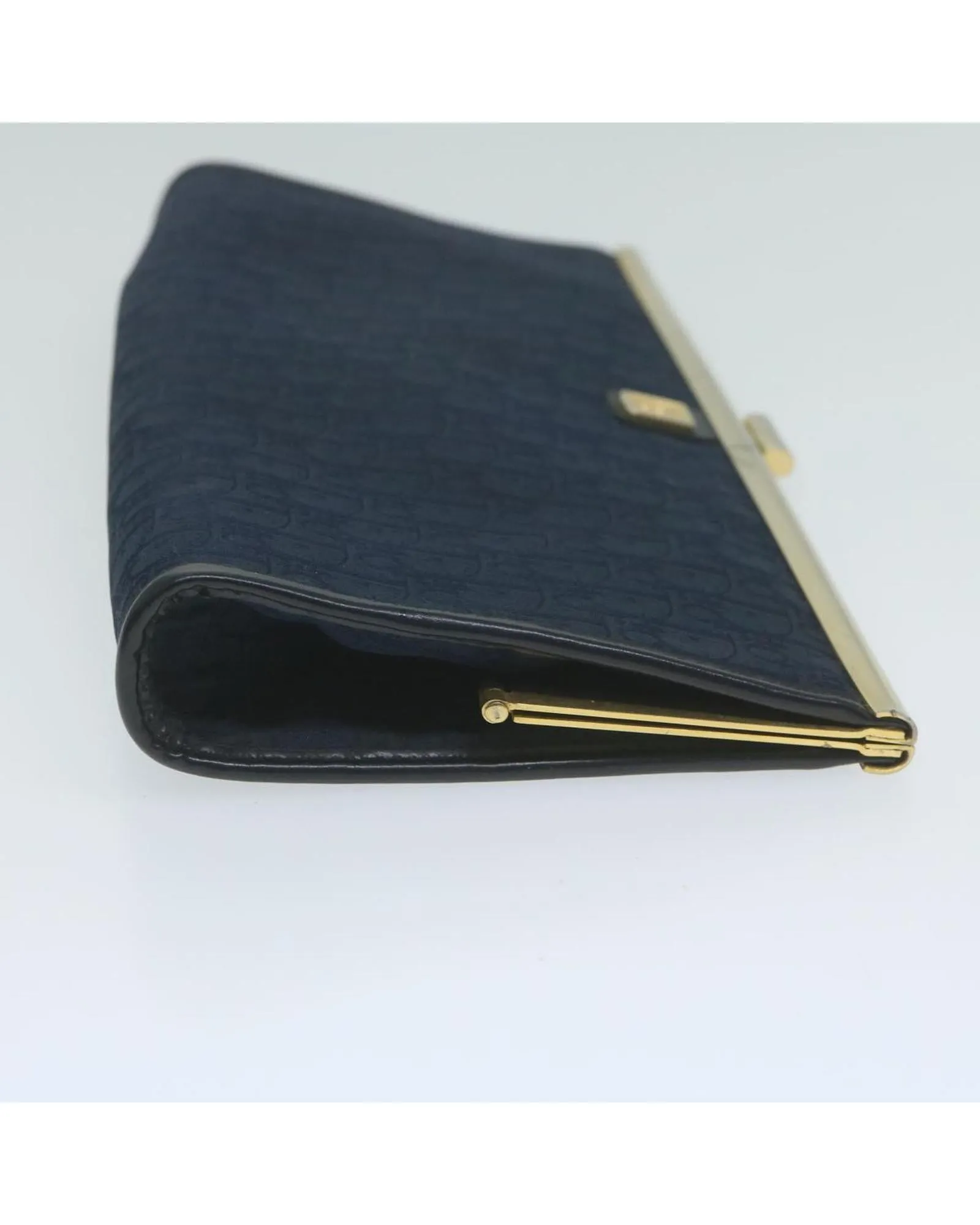 Navy Trotter Canvas Clutch Bag for Women by Christian Dior