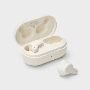 Heyday Stone White True Wireless Earbuds with Active Noise Cancellation - Bluetooth
