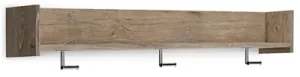 Oliah Wall Mounted Coat Rack with Shelf