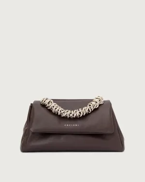 ORCIANI HANDBAG B02159 NPB CIOCCOLATO