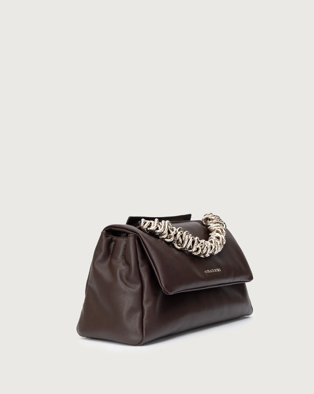 ORCIANI HANDBAG B02159 NPB CIOCCOLATO