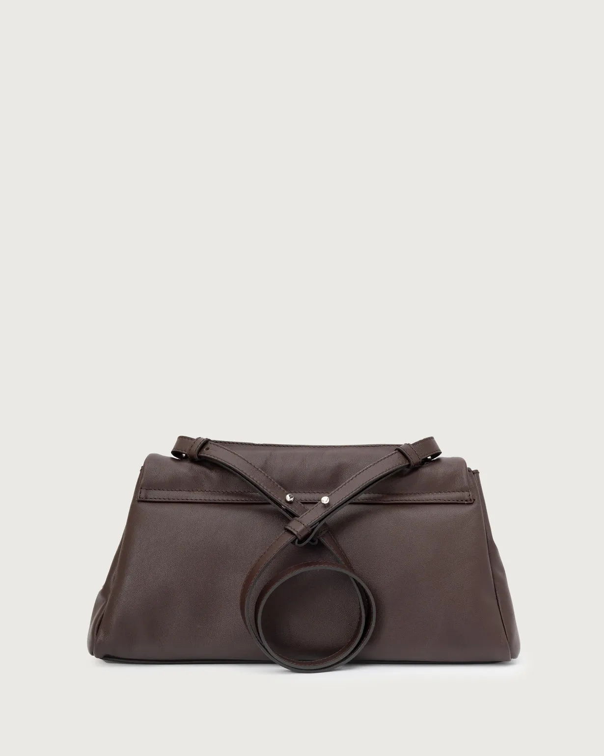 ORCIANI HANDBAG B02159 NPB CIOCCOLATO