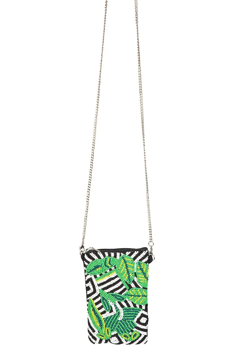 Raeni Beaded Crossbody Bag