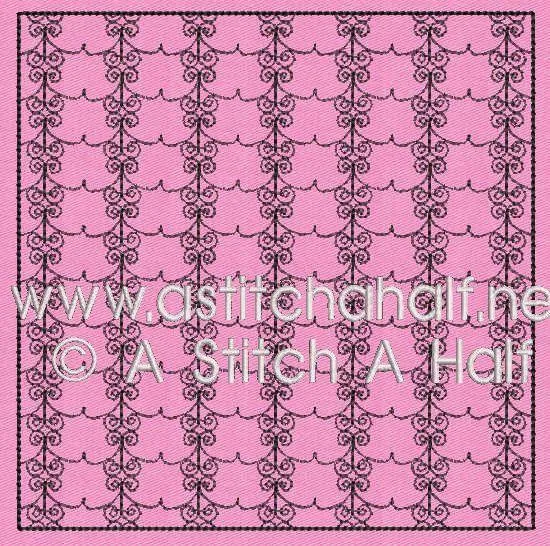 Sofia Spanish Blackwork Quilt Blocks and Tote Bag