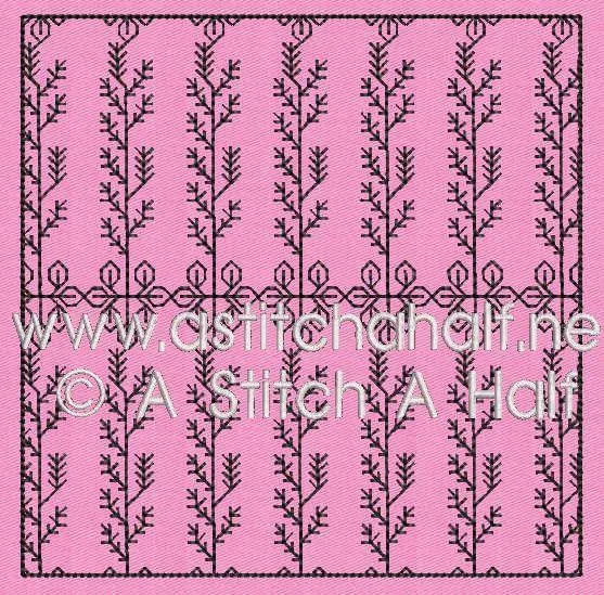 Sofia Spanish Blackwork Quilt Blocks and Tote Bag