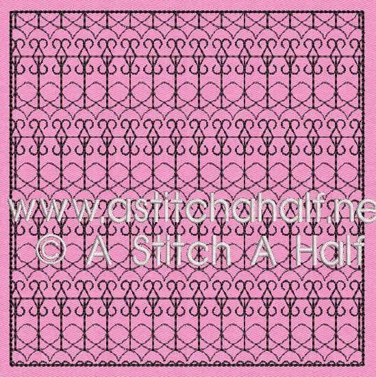 Sofia Spanish Blackwork Quilt Blocks and Tote Bag