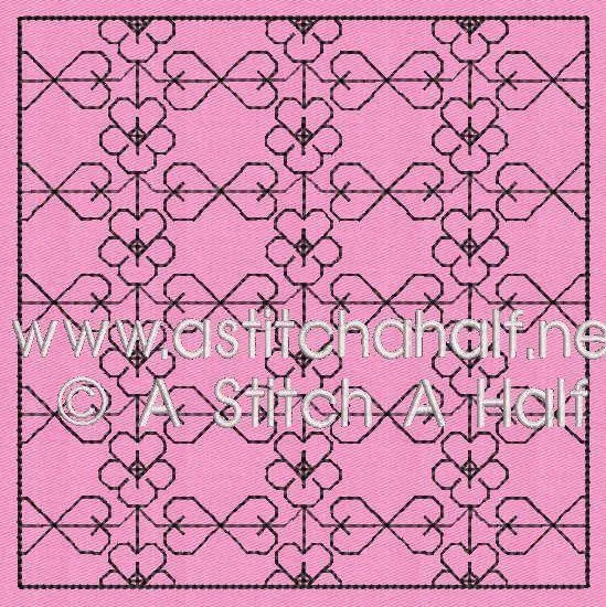 Sofia Spanish Blackwork Quilt Blocks and Tote Bag