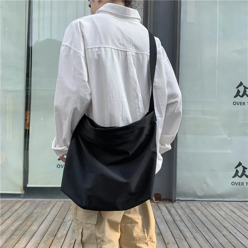 UAKISS  -    Women Fashion Shoulder Bags 2024 Simple Solid Student Canvas Shopper Casual Large Capacity Tote Bag Luxury Women Handbags