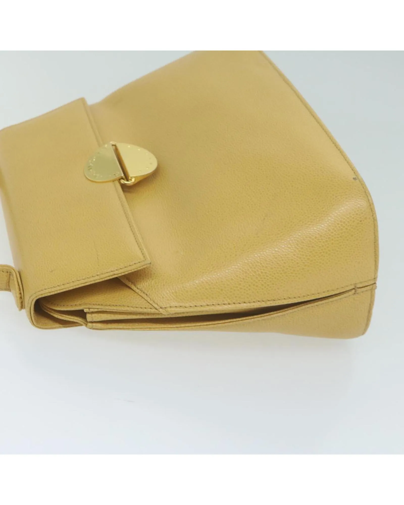 Yellow Leather Hand Bag by Givenchy