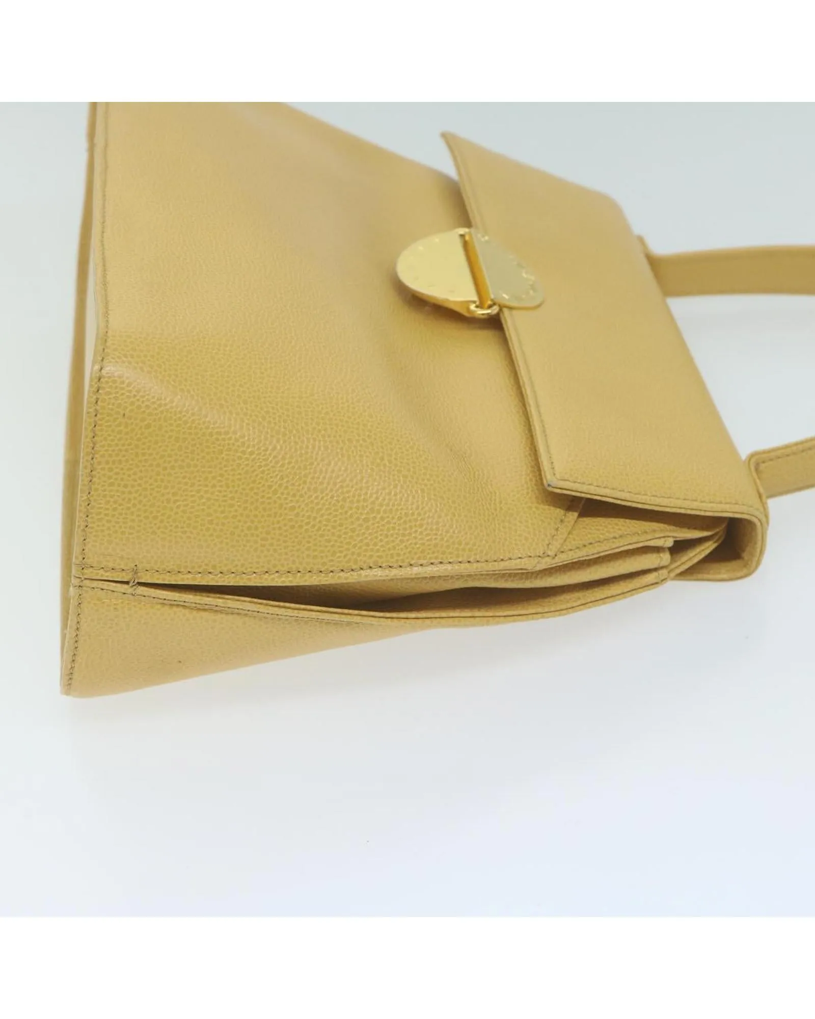 Yellow Leather Hand Bag by Givenchy