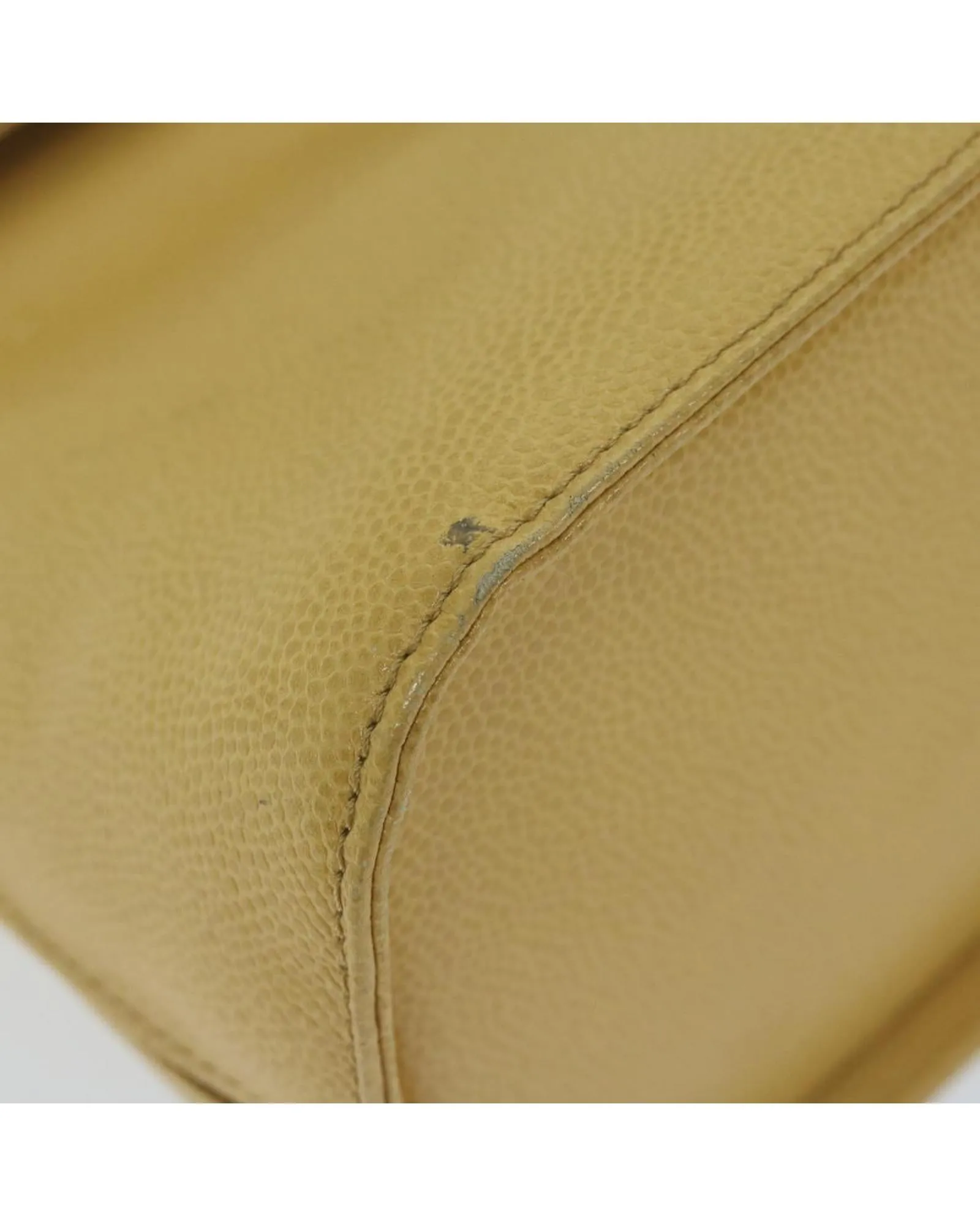 Yellow Leather Hand Bag by Givenchy
